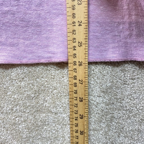 L.L.Bean Shirt Womens Large Purple Lavender Long Sleeve Crewneck Heather Knit - Picture 6 of 10
